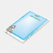 Happy Howlidays Wirehaire Dachshund Post-it® Notes (Schuin)