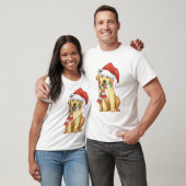 Happy Howlidays Yellow Lab T-shirt (Unisex)