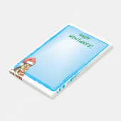 Happy Howlidays Yorkie Post-it® Notes (Schuin)