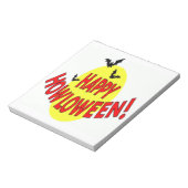 "HAPPY HOWLOWEEN" BATS NOTITIEBLOK (Linkerzijde)