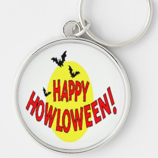 "HAPPY HOWLOWEEN" BATS SLEUTELHANGER (Voorkant)