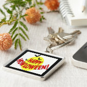 "HAPPY HOWLOWEEN" BATS SLEUTELHANGER (Zijkant)