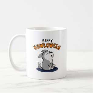Happy Howloween Grappige Hond Pun Koffiemok