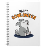 Happy Howloween Grappige Hond Pun Notitieboek (Voorkant)