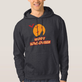 Happy Howloween Howling Wolf's Head T-Shirt
