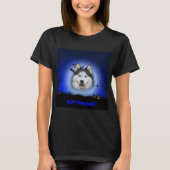 Happy Howloween Husky T-shirt (Voorkant)