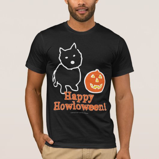 Happy Howloween T-shirt (Voorkant)