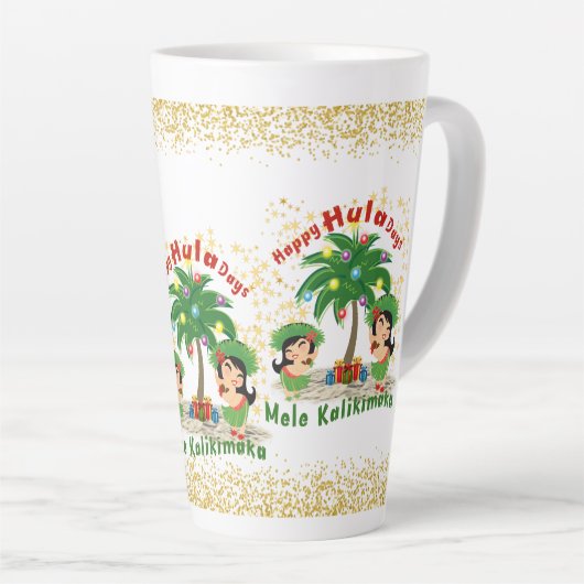 Happy Hula Days 3 Latte Mok (Rechterhoek)