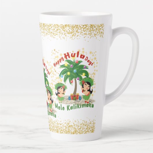 Happy Hula Days 3 Latte Mok (Rechts)