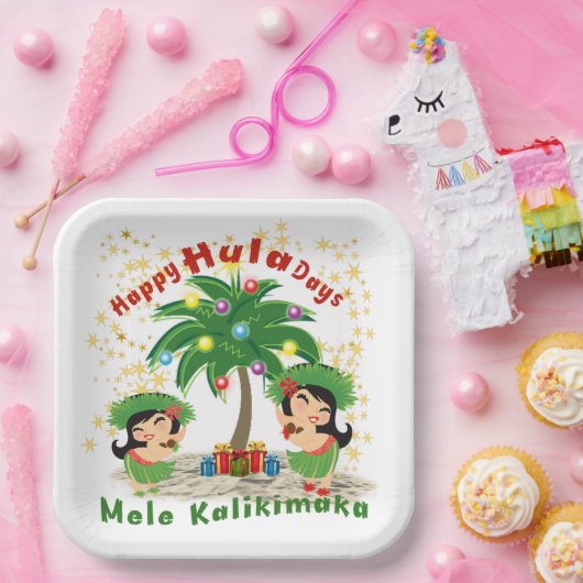 Happy Hula Days 3 Paper Bord (Feest)