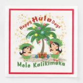 Happy Hula Days 3 Paper Napkin Servet (Voorkant)