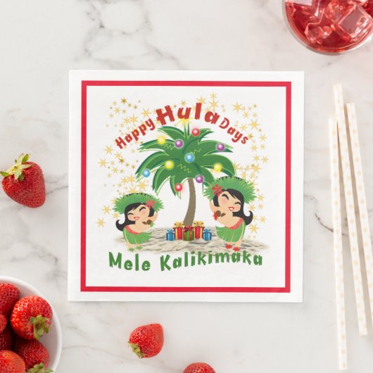 Happy Hula Days 3 Paper Napkin Servet (Insitu)