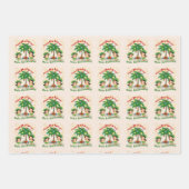 Happy Hula Days 3 Verpakkingsbladen Inpakpapier Vel (Voorkant 3)