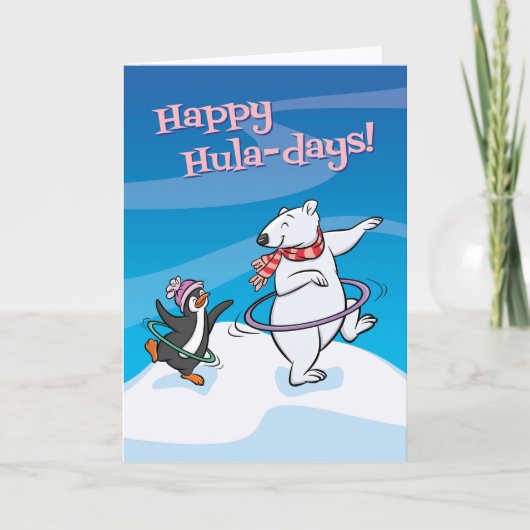 Happy Hula-Days (Blank Inside) Card Kaart (Voorkant)