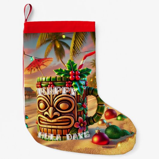 Happy Hula Days Kleine Kerstsok (Voorkant)