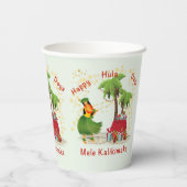 Happy Hula Days Paper Cup Papieren Bekers (Achterkant)
