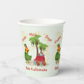 Happy Hula Days Paper Cup Papieren Bekers (Voorkant)