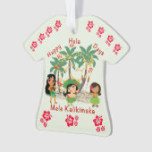 Happy Hula Days Shirt Ornament (voorkant)