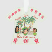 Happy Hula Days Shirt Ornament (voorkant)