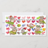 Happy Huladays Christmas Kaart (Voorkant)