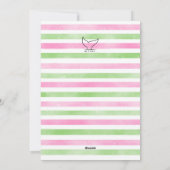 Happy Huladays Flamingo Beach Kerstmis Feestdagenkaart (Achterkant)