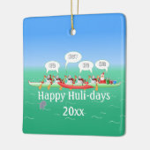 Happy Huli-days Keramisch Ornament (Links)
