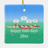 Happy Huli-days Keramisch Ornament (Voorkant)
