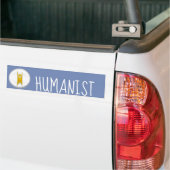 Happy Human Humanist Bumpersticker (Op Truck)