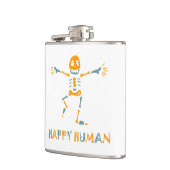 Happy human skeleton heupfles (Links)