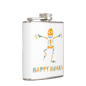 Happy human skeleton heupfles (Rechts)