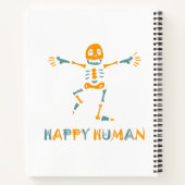 Happy human skeleton notitieboek (Achterkant)