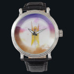 Happy Human Watch Horloge<br><div class="desc">Colorful Happy Human - Humanisme symbool horloge</div>