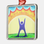 Happy HumanLight Metalen Ornament (Links)