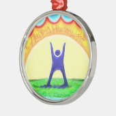 Happy HumanLight Metalen Ornament (Links)