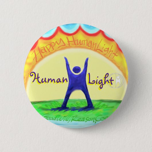 Happy HumanLight Ronde Button 5,7 Cm (Voorkant)