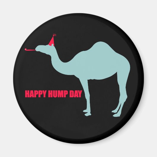 Happy Hump Day Camel Magnet (Voorkant)