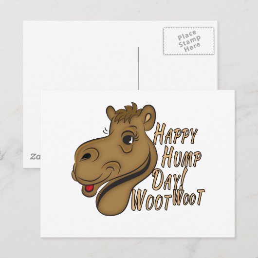 Happy Hump Day Woot Briefkaart (Voorkant / Achterkant)