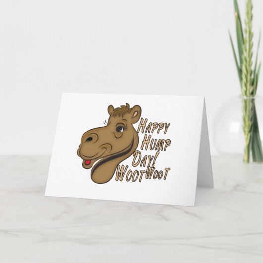 Happy Hump Day Woot Kaart (Voorkant)