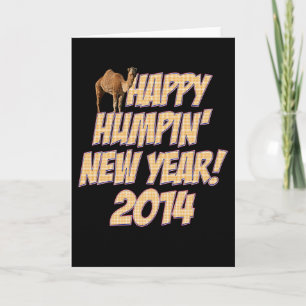 Happy Humpin Nieuwjaar 2014 Hump Day Camel Kaart