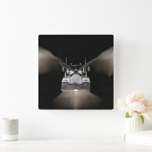 Happy Hunting Ground Wall-klokken Vierkante Klok (Huis)