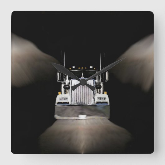 Happy Hunting Ground Wall-klokken Vierkante Klok (Voorkant)