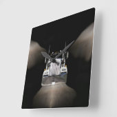 Happy Hunting Ground Wall-klokken Vierkante Klok (Hoek)