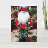 HAPPY HUNTING SANTA FEESTDAGEN KAART (Voorkant)