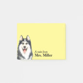 Happy Husky Personalized Notes (Voorkant)
