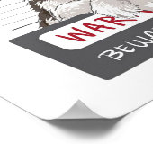 Happy husky poster (Hoek)