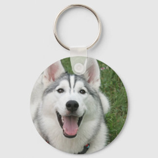 Happy Husky Sleutelhanger