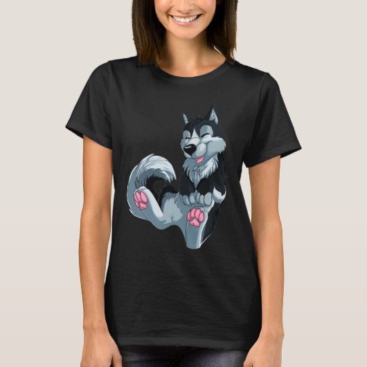 Happy Husky T-shirt (Voorkant)