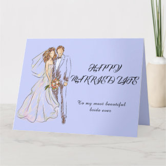 Happy huwelijksleven kaart