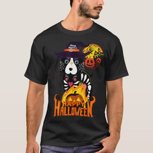 Happy HWeenie Dachshund Mummy Doxie Dog Trick T-shirt (Voorkant)
