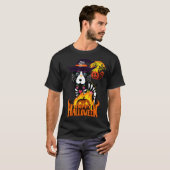 Happy HWeenie Dachshund Mummy Doxie Dog Trick T-shirt (Voorkant volledig)